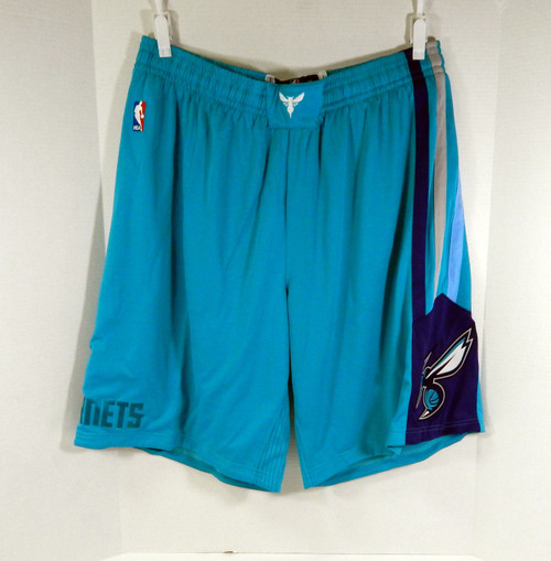 2014-15 Charlotte Hornets Game Issued Teal Shorts 4XL DP41523