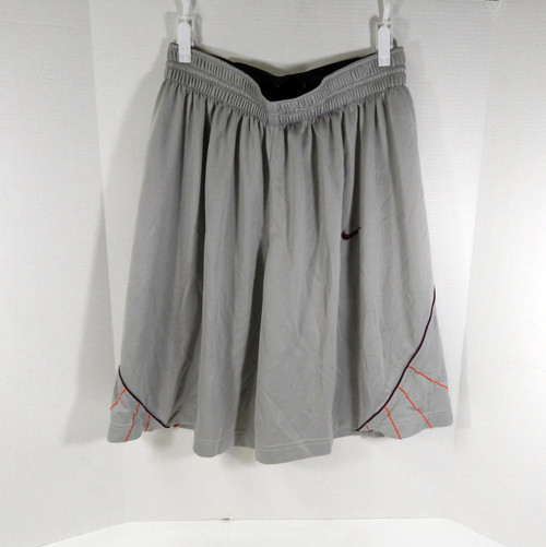 2012-13 Virginia Tech Hokies #33 Game Used Grey Basketball Shorts 42 DP40729
