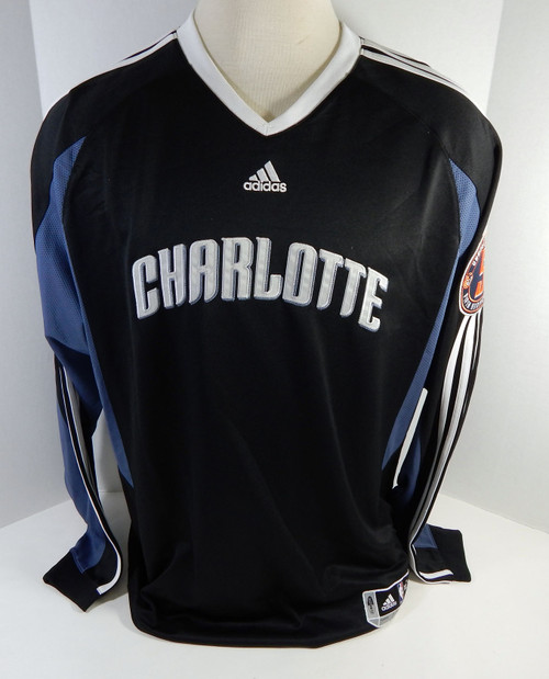 2008-09 Charlotte Bobcats Matt Carroll #13 Game Used Black S Shirt 5th A P XL 0