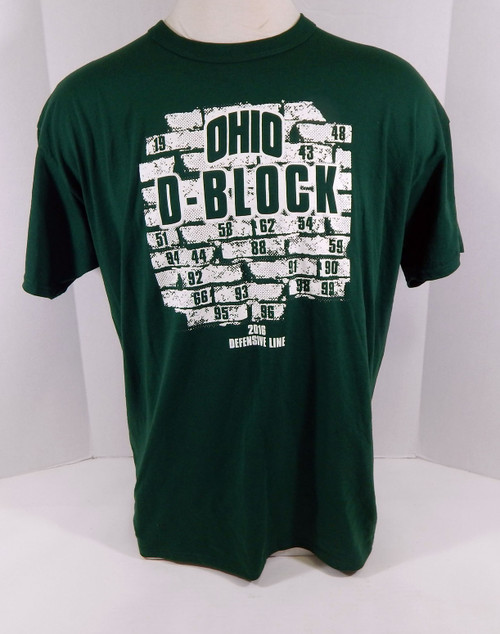 2016 Ohio Bobcats "D-Block" Green T-Shirt - Size XL DP15079