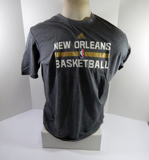 2016-17 New Orleans Pelicans Team Issued Grey Training Shirt 2XL 768