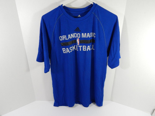 2014-15 Orlando Magic Game Used Blue Training Shirt S DP46344