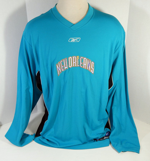 2004-05 New Orleans Hornets David West #30 Game Used Teal Shooting Shirt 2XL 315