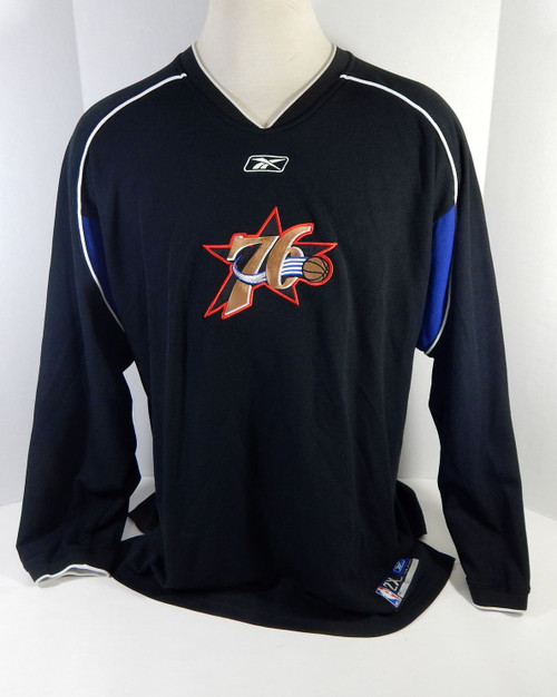2004-05 Philadelphia 76ers John Salmons #7 Game Used Black Shooting Shirt 2XL 30