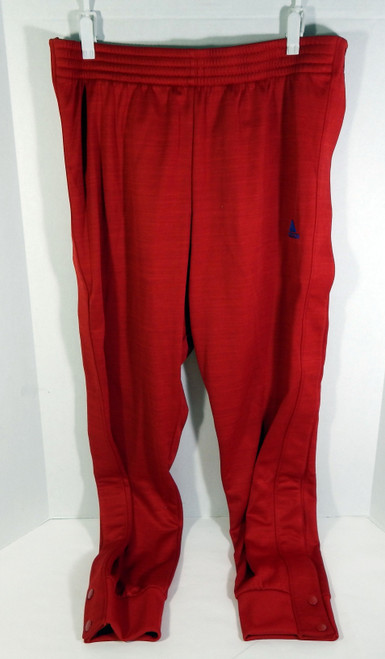 2015-16 Kansas Jayhawks Game Issued Red Tear Away Pants Basketball XL+0 71S