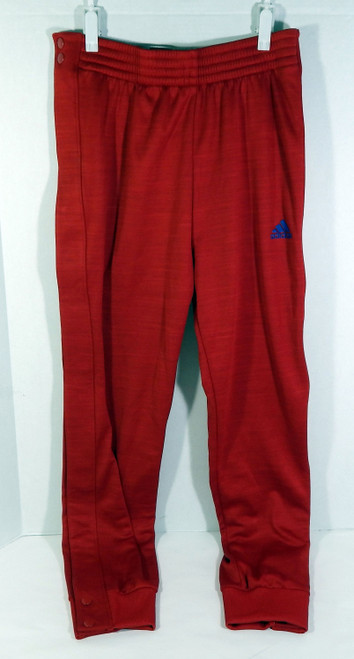 2015-16 Kansas Jayhawks Game Issued Red Tear Away Pants Basketball S+0 74S