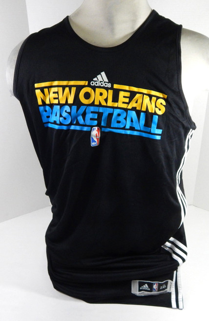 2011-12 New Orleans Hornets Game Issued Black Practice Jersey 2XL DP63726
