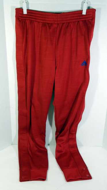 2015-16 Kansas Jayhawks Game Issued Red Tear Away Pants Basketball L+2 75S
