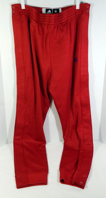 2015-16 Kansas Jayhawks Game Issued Red Tear Away Pants Basketball XL+4 76S