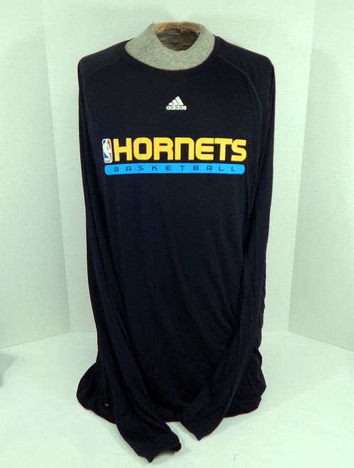 New Orleans Hornets Team Issued Black Long Sleeve Training Shirt 3XL DP57391