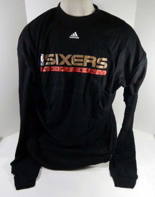 2000s Philadelphia 76ers Team Issued Black Training Shirt 3XLT DP62181