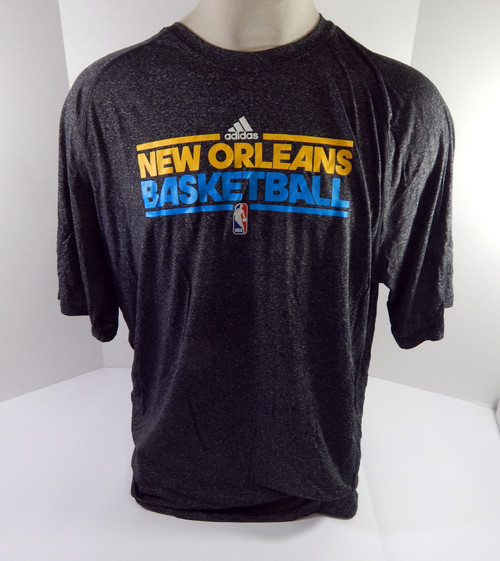 2011-12 New Orleans Hornets Team Issued Grey Training T-Shirt 2XL DP52064