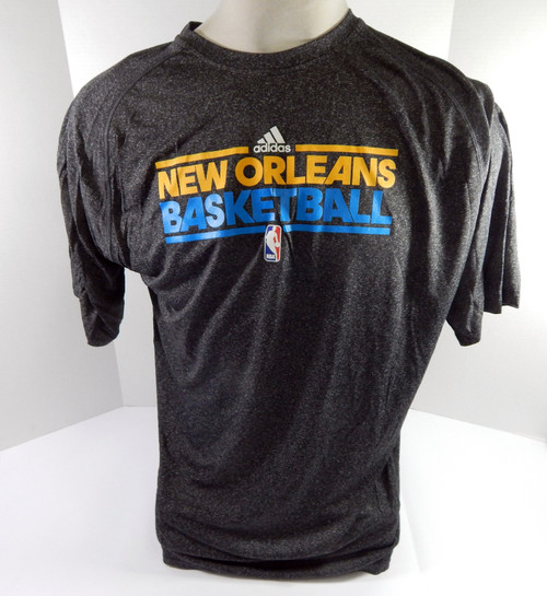 2011-12 New Orleans Hornets Team Issued Grey Training T-Shirt 2XL 084