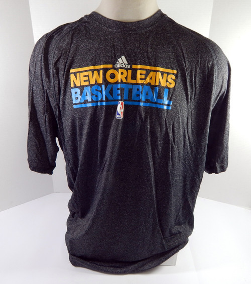 2011-12 New Orleans Hornets Team Issued Grey Training T-Shirt 2XL DP52038