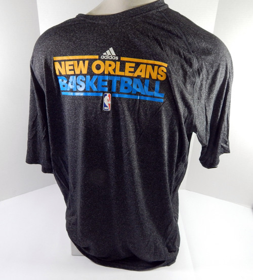 2011-12 New Orleans Hornets Team Issued Grey Training T-Shirt 2XL DP52089