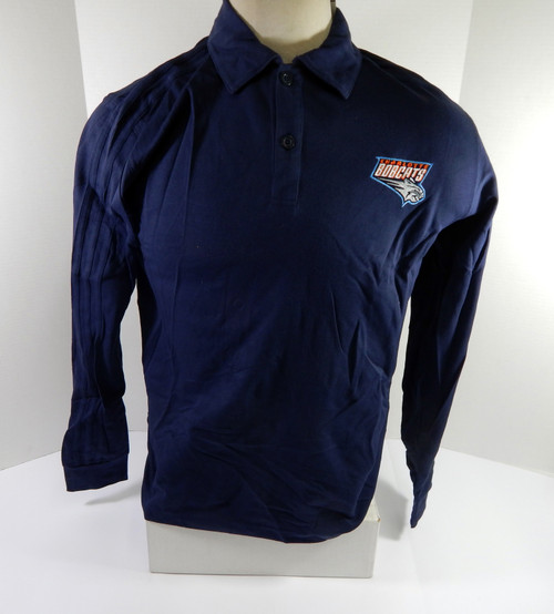 2012-13 Charlotte Bobcats Team Issued Navy Polo Shirt M DP52296