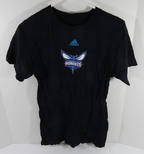 2014-15 Charlotte Hornets Team Issued Black Training T-Shirt S DP53427