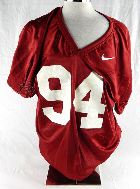 1990s Alabama Crimson #94 Game Issued Red Practice Jersey XL 161