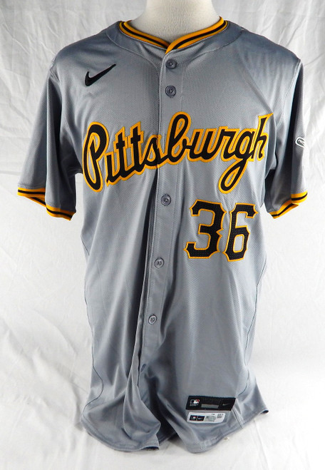2024 Pittsburgh Pirates Dauri Moreta #36 Game Issued Grey Jersey 44 692
