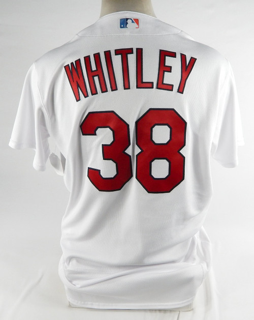 2022 St. Louis Cardinals Kodi Whitley #38 Game Issued White Jersey 46 DP72698