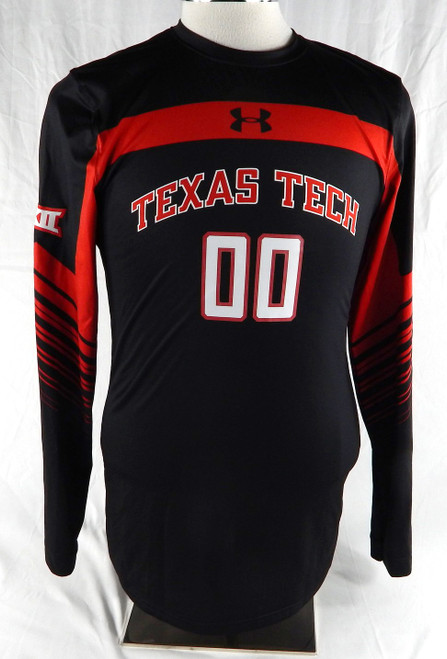 Texas Tech Red Raiders #0 Game Used Black Jersey Womens Soccer M 740