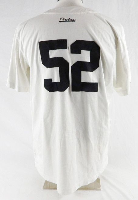 2021 Long Beach State Dirtbags #52 Game Used White Jersey Baseball L 543