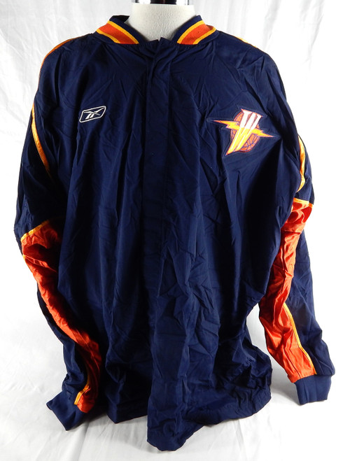 2000s Golden State Warriors Game Issued Navy Warm Up Jacket 54 587