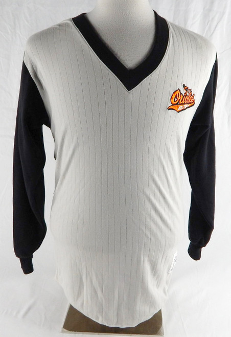 1990s Baltimore Orioles Rafael Palmeiro #25 Game Used Grey Warm Up Shirt L 102