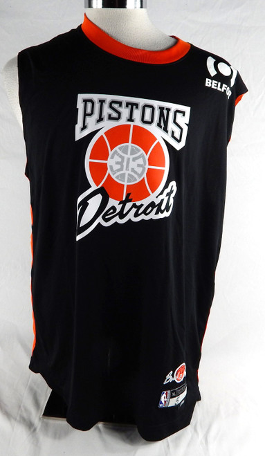 2024-25 Detroit Pistons Malik Beasley #5 Game Used Black Tank Shirt Bad Boy 5