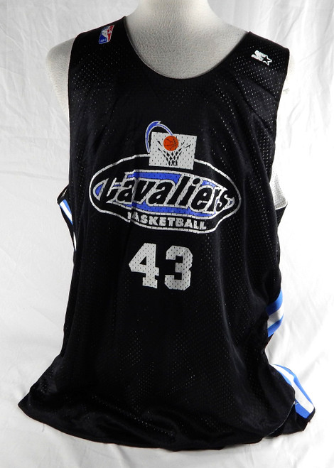 1990s Cleveland Cavaliers #43 Game Issued Black Practice Jersey 3XL 009