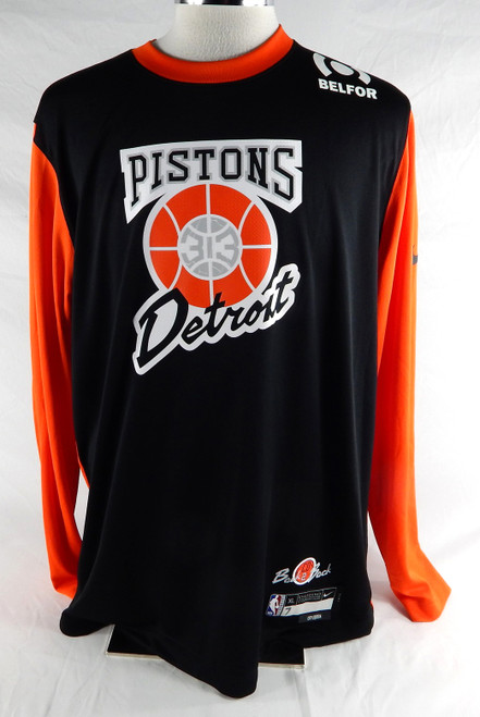 2024-25 Detroit Pistons Paul Reed #7 Game Used Black Shooting Shirt Bad Boys 7