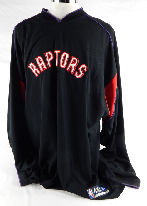 2004-05 Toronto Raptors Game Issued Black Shooting Shirt 4XL 114