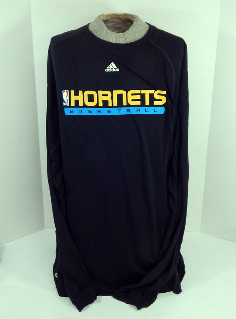 New Orleans Hornets Team Issued Black Long Sleeve Training Shirt 3XL DP57351