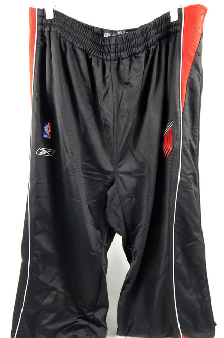 2004-05 Portland Trail Blazers Game Issued Black Warm Up Pants 2XL 419