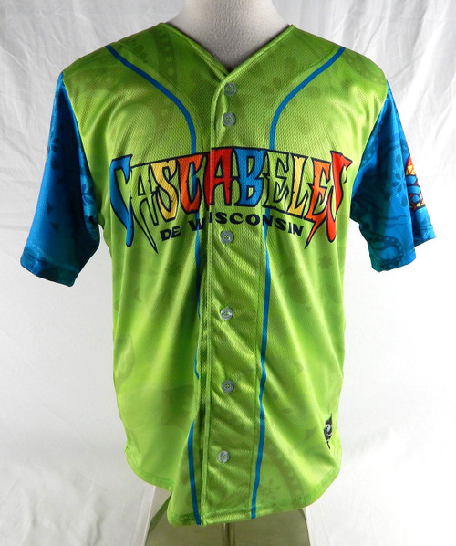 2023 Wisconsin Timber Rattlers #19 Game Issued Green Jersey Copa Diversion M 292