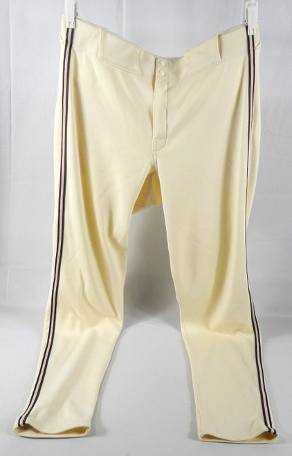 2024 Washington Nationals Chris Johnson #23 Game Issued Cream Pants City Con  8