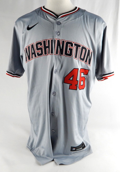 2024 Washington Nationals Patrick Corbin #46 Game Issued Grey Jersey 46 568