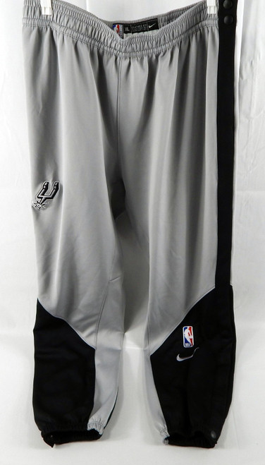 2024-25 San Antonio Spurs Julian Champagnie #30 Game Used Grey Warm Up Pants XL2