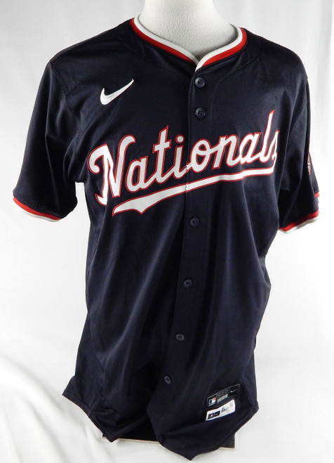 2024 Washington Nationals Darren Baker #10 Game Issued Pos Used Navy Jersey 44 8