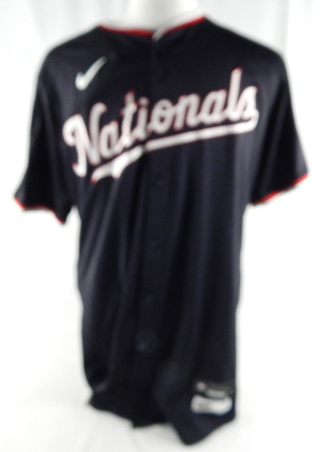 2024 Washington Nationals Jose A. Ferrer #47 Game Issued Pos Used Navy Jersey 8