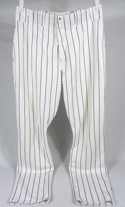 2005 Florida Marlins Kinkade #12 Game Used White Pants 35 816
