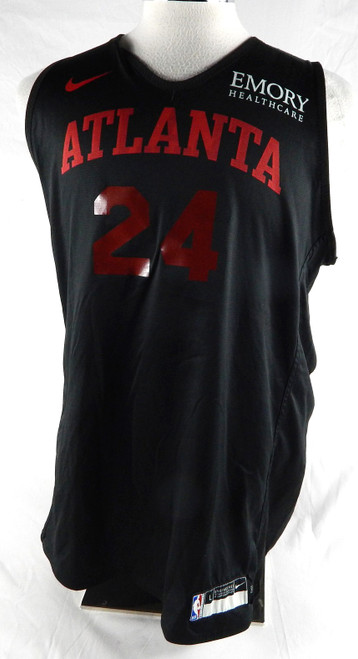 2024-25 Atlanta Hawks Garrison Mathews #24 Game Issued Used Practice Jersey