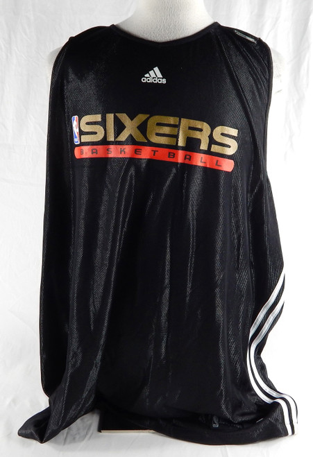 2000s Philadelphia 76ers Game Used Black Practice Jersey 4XL 866