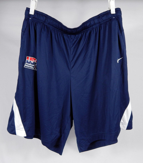 2000s Team USA Basketball Game Issued Navy Basketball Shorts 3XL 847