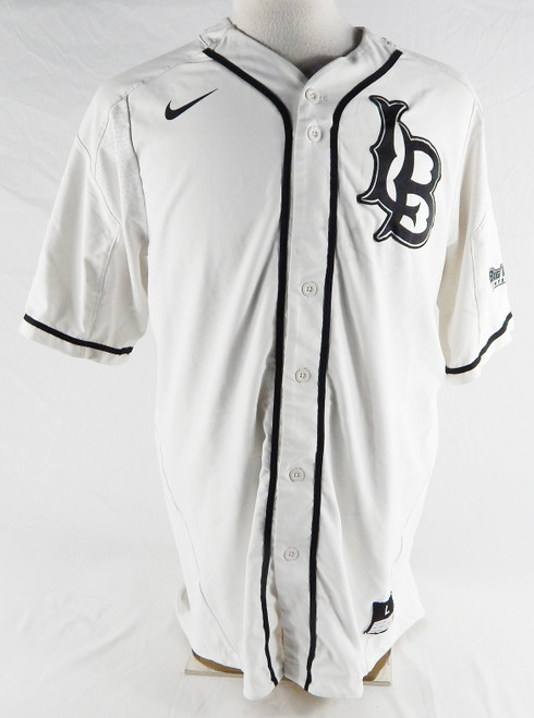 2019 Long Beach State Dirtbags #40 Game Used White Jersey Baseball L 210