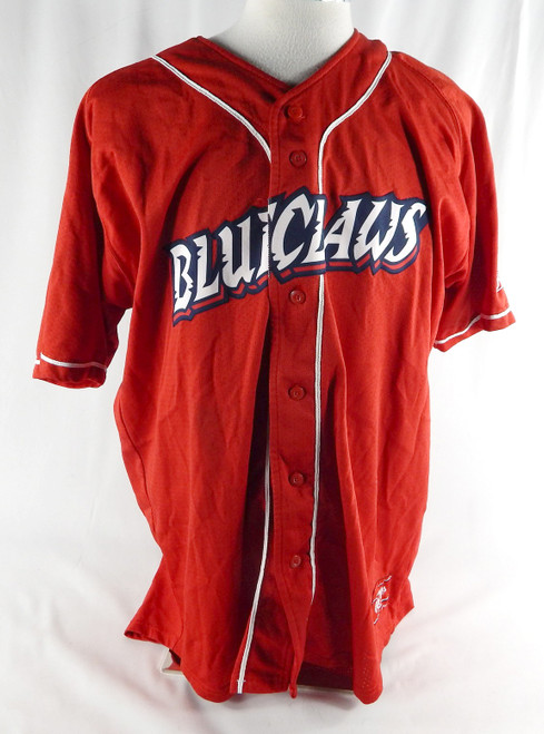 Lakewood BlueClaws #36 Game Used Red Jersey XXL 836