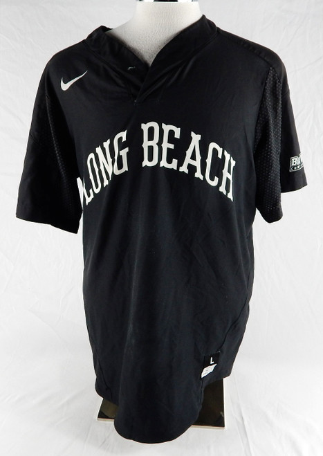 2019 Long Beach State Dirtbags #27 Game Used Black Jersey Baseball L 277