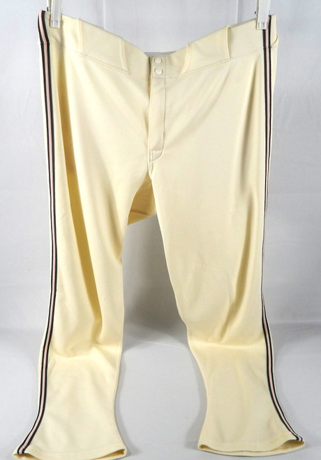 2024 Washington Nationals Jim Hickey #48 Game Issued Cream Pants City Con 37 6