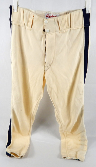 1991 Houston Astros EX Game Used Cream Pants 32 579