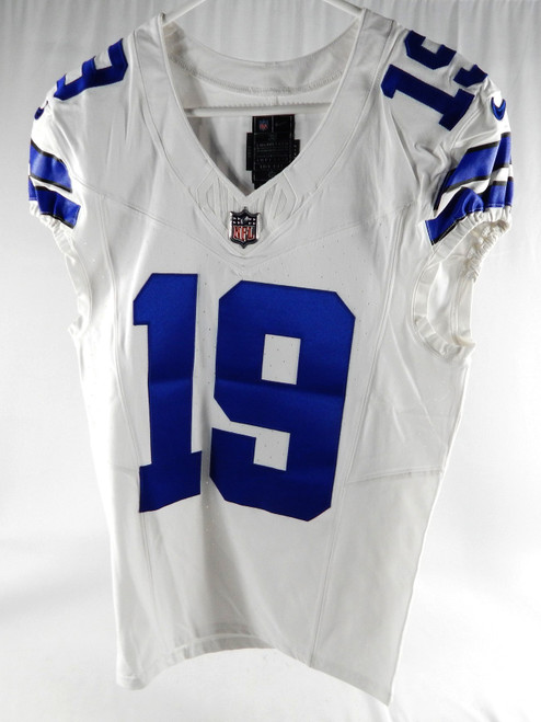 2023 Dallas Cowboys Noah Igbinoghene #19 Game Issued White Jersey 38 DP87602